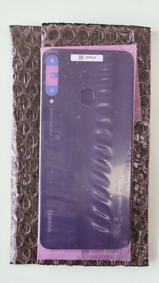 TAPA TRASERA HUAWEI P40 LITE E NEGRO