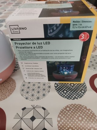 Proyector nocturno luz led niños