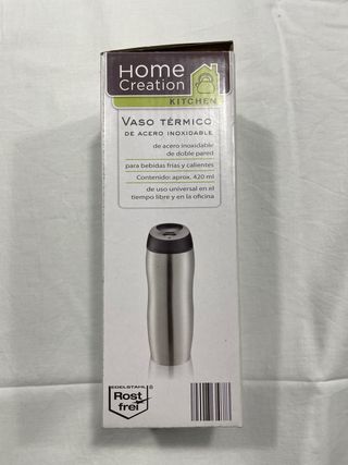 Vaso acero inoxidable