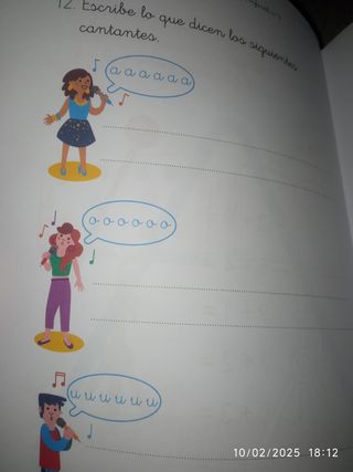 Cuadernillos rubio infantil