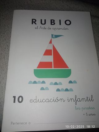 Cuadernillos rubio infantil