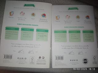 Cuadernillos rubio infantil