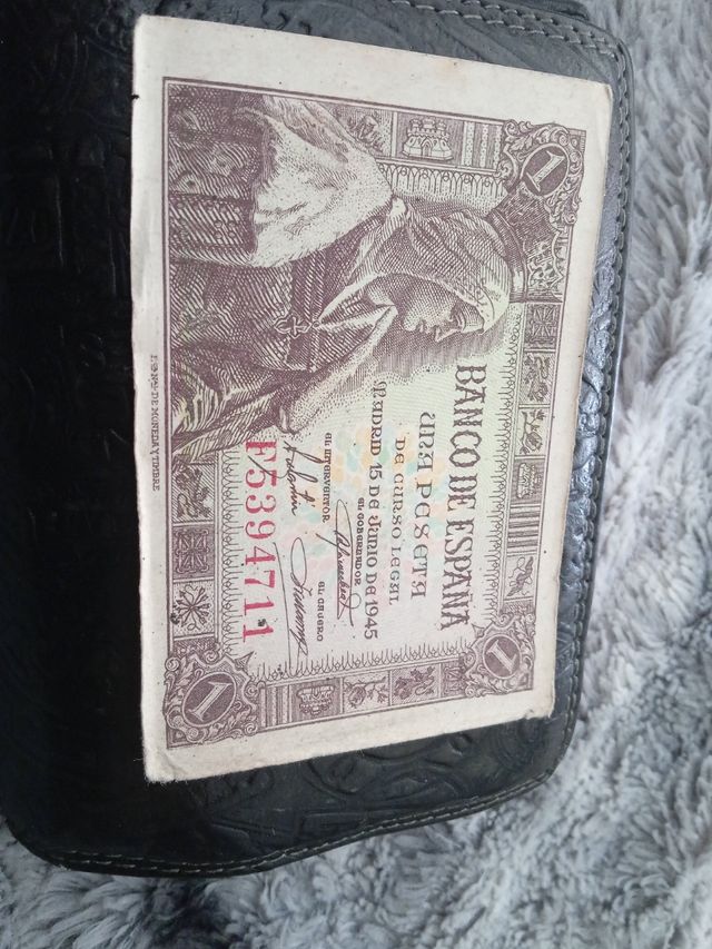 Billete de una peseta