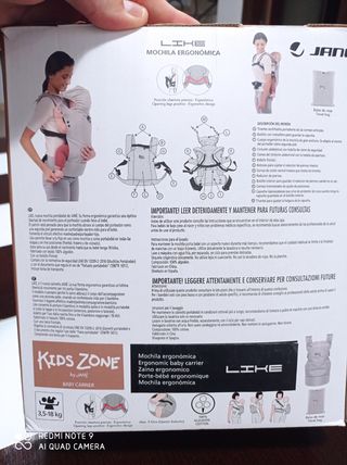 Mochila ergonómica JANE