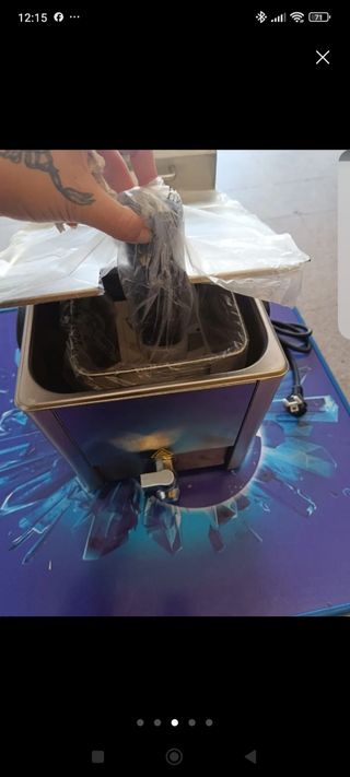 Freidora profesional electrica 8L con grifo