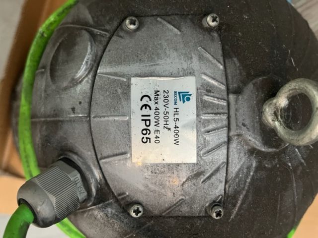 20 Lámparas industriales con bombilla