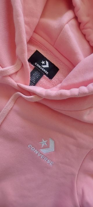 Sudadera rosa converse xs