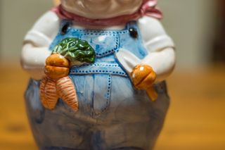 Maialino porta mestolo in ceramica