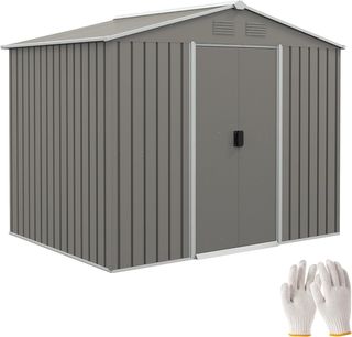 Cobertizo de jardín de Chapa de Acero de 3,6m2,