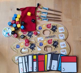 Mondrian Juego de Dados