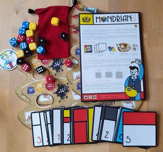 Mondrian Juego de Dados