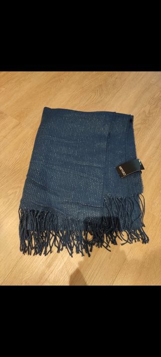 Poncho azul mujer. Nuevo, sin estrenar 