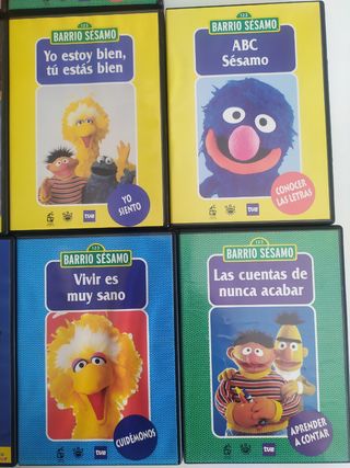 Dvd barrio sesamo