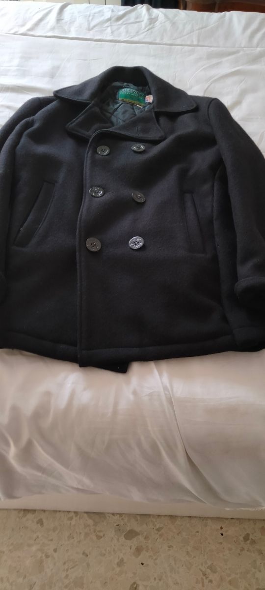 Cappotto Spiewak Navy americano ostia lido