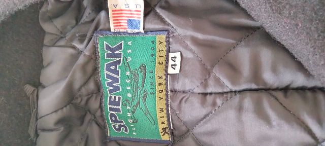 Cappotto Spiewak Navy americano ostia lido