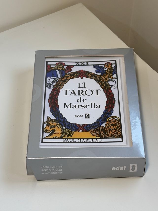 El Tarot de Marsella libro y cartas