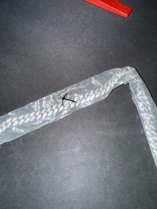 Cadena cubana con diamantes y oro blanco