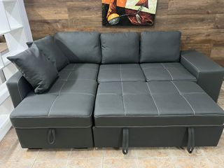 Sofá Stace con Puf y Arcón Comodidad y Espacio.