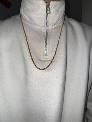 Cadena cubana oro 18 k