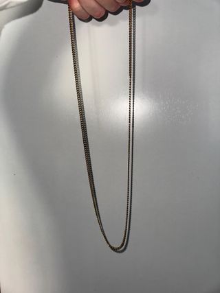 Cadena cubana oro 18 k