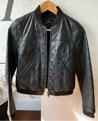 Cazadora piel Zara Basic sin estrenar Talla XS
