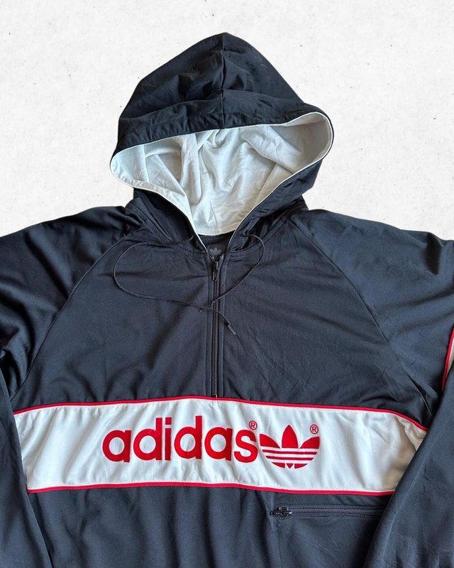 Sudadera Retro Adidas negra