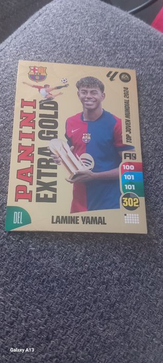 Cromo Lamine Yamal Extra Gold