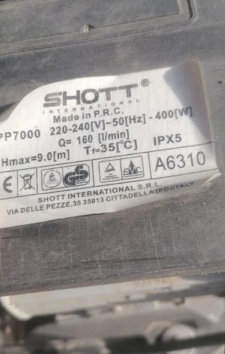 Piscina Tous con depuradora de arena.