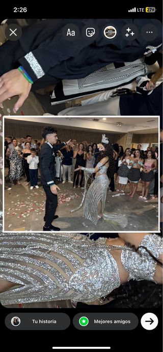 vestido piedras boda gitana