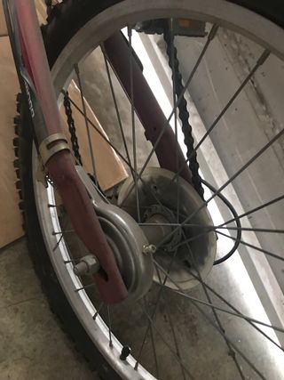 bicicleta plegable con amortiguacion