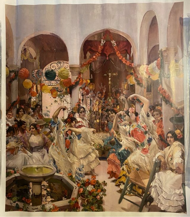 Lamina réplica lienzo poster Sevilla El Baile