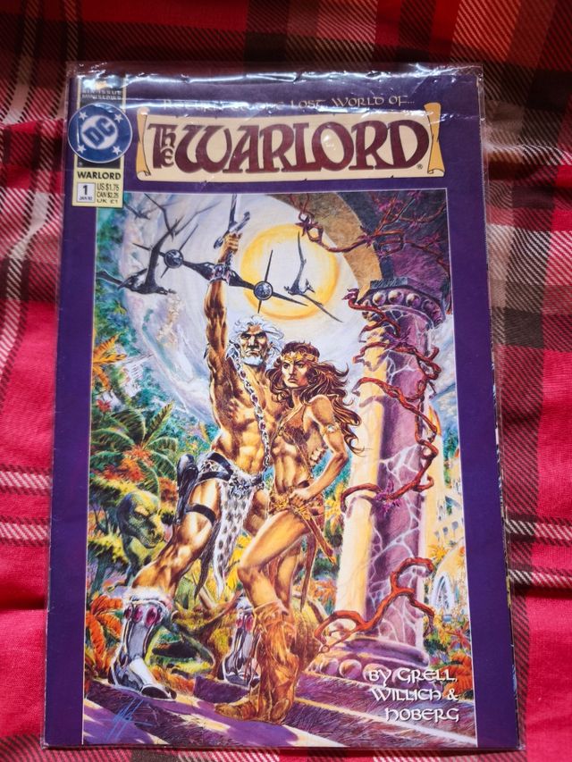 Comic antiguo The warlord