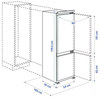 Frigorifico y congelador integrado