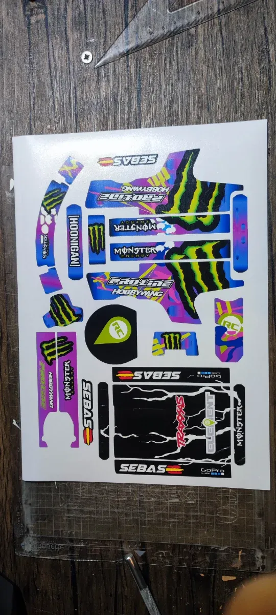 Pegatinas emisora  flysky mando  noble nb4 varios