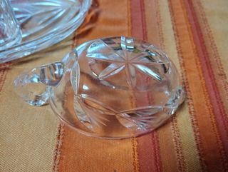 Set antipasto in cristallo vintage 