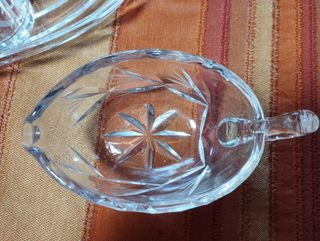 Set antipasto in cristallo vintage 