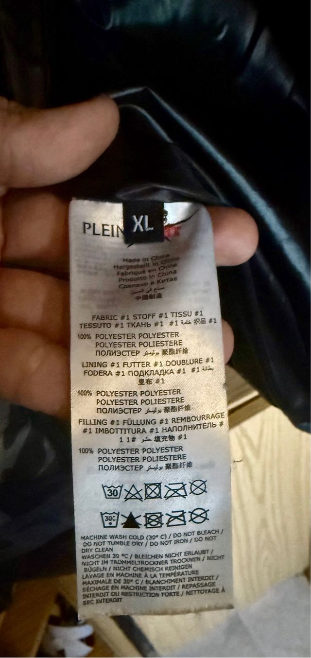 Chaqueta plumas Plein Sport talla L