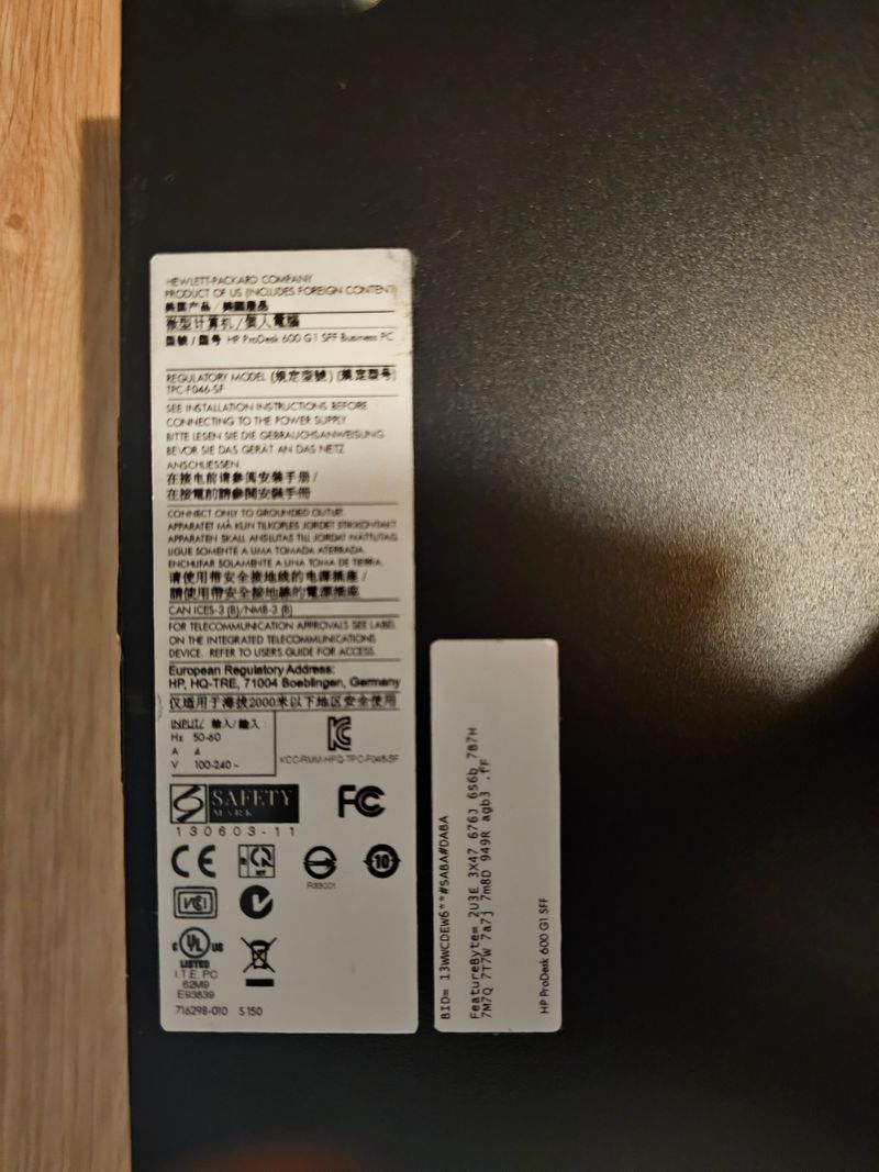 Ordenador i3 Hp Prodesk 600 G1 slim afbeelding 3