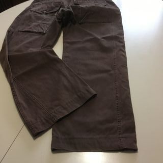 Pantaloni uomo marrone taglia 50 cotone