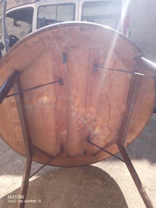 Tavolo da gioco antico in legno 