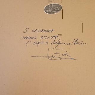 Obra religiosa firmado s.velazquez