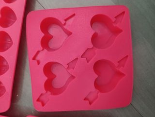 Moldes silicona corazones