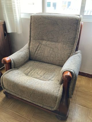 Sillon de madera provenzal