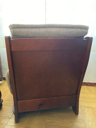 Sillon de madera provenzal