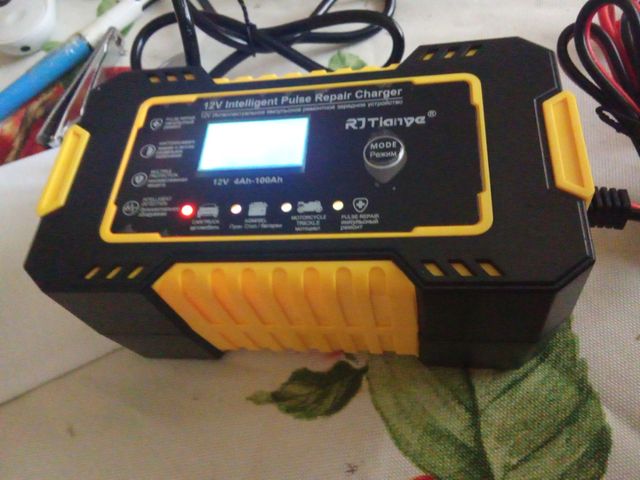 Cargador batería coche moto 12