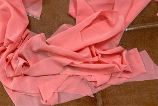 Trozos de tela de gasa