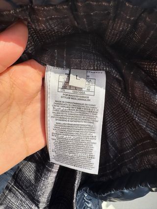 Chqueta plumas hombre guess