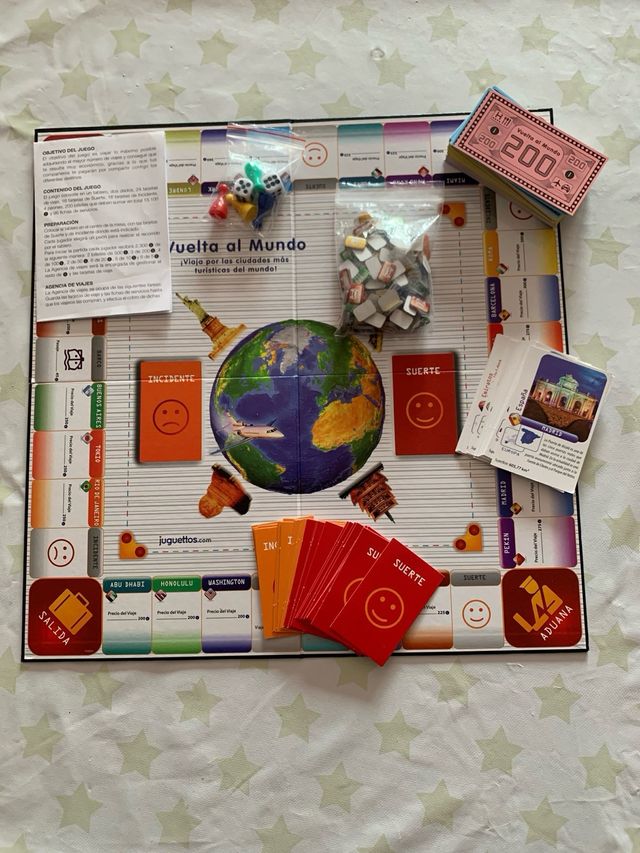 Juego de mesa: vuelta al mundo