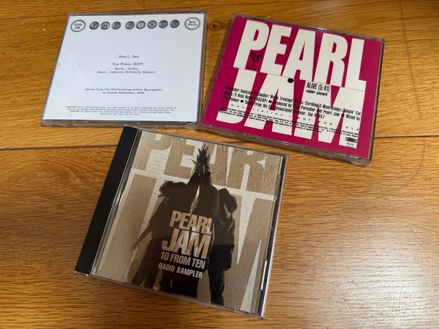 Set CD promozionale dei Pearl Jam