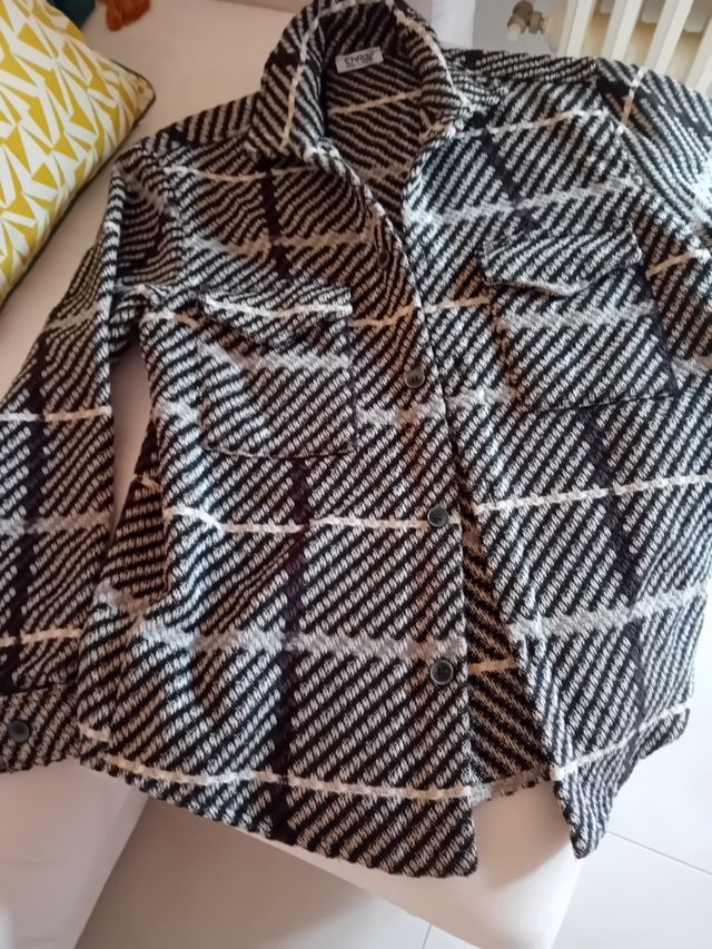 Giacca camicia in lana uomo